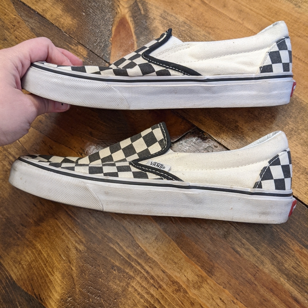 Vans Slip On Checkerboard Women's 8